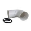 Vent-Axia Uniflexplus+ bocht 90° met afdichtringen - slang Ø90mm (VKB 90 90) - 8000000138 foto