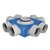Vent-Axia instortverdeler 8x Ø90mm - zijaansluiting Ø125mm - 8000000130