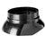 Ubbink MultiVent glijschaal Ø131 mm - zwart - 0541246