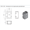 Zehnder ComfoWell geluiddemper - type CW-S 320 - ingebouwde demper 500mm - 990323501 foto