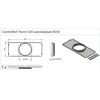 Zehnder ComfoWell Therm 520 aansluitplaat Ø200mm - 990430875 foto