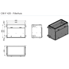 Zehnder ComfoWell filterhuis - CW-F 420 - 990323554 foto