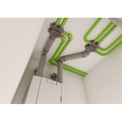 Ubbink Aerfoam Ø180mm Y-stuk - 0188245