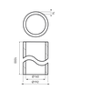 Ubbink Aerfoam Ø160mm buis - 1 meter - 0188211 foto