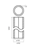 Ubbink Aerfoam Ø150mm buis - 2 meter - 0188205 foto
