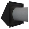 Geveldoorvoer WTW Ø180mm zwart - inclusief buis - 35016004 foto