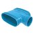 Wavin Ventiza T-stuk 195x80x195mm - 3x mof - 3172219089