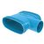 Wavin Ventiza T-stuk 195x80x195mm - mof/spie/mof - 3172119089