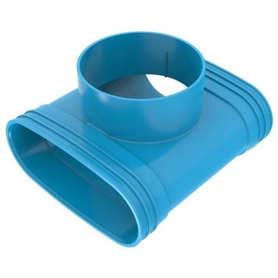 Wavin Ventiza T-stuk 195x125x195 3x Mof