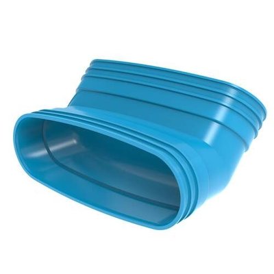Wavin Ventiza staande bocht 45º - 235 mm - mof-mof