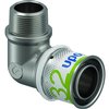 Uponor puntknie Ø32x3/4" buitendraad - messing - 1161266 foto