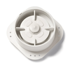 NoShow ventilatieventiel Ø125mm 2.0 - voor spanplafonds - wit - 8720892717542 foto