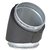 R-Vent bocht 45º - 150mm - geïsoleerd - isolatiedikte 13mm - ISBDS15045