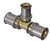 Wavin T-stuk Ø25x25x20mm - messing - 4502125252