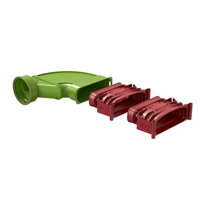 Ubbink AE45SC DBOX koppelstuk bocht Ø55x140mm