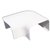 Tecnosystemi platte bocht 90° - CP100 - zuiverwit RAL9010 - SCW100043
