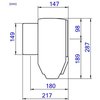 Spirotech isolatieschaal tbv HPF warmtepompfilters 28 mm, 1" en 1.1/4" - TUF125 foto
