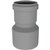 Burgerhout verloop 100x80mm Enkelwandig - kunststof - 400452057