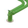 Ubbink AE48C ventieladapter 2 buizen 90º - Ø125 - met 1 afdekkap - 0188380 foto