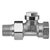 Honeywell Home Verafix voetventiel recht 1/2