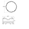 Ubbink AE48C afdichtingsring Click-Seal - pak 10 stuks - 0189031 foto
