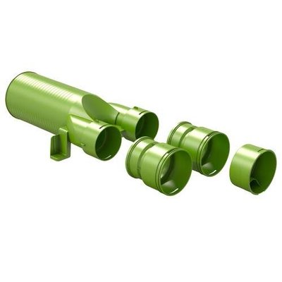Ubbink AE48C Ø125 2x ventieladapter 180gr