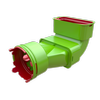 Ubbink AE55-AE48 bocht verloop set - verticaal - 0189039 foto