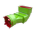 Ubbink AE55-AE48 bocht verloop set - verticaal - 0189039