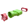 Ubbink verloop set AE55-AE48 - 0189037 foto