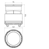 Ubbink AE48C adapter set lucht verdeelkast - 0189036 foto