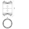 Ubbink AE34 koppelstuk - 0188993 foto