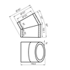 Ubbink Aerfoam Ø125mm bocht 30° - 0188261 foto