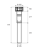 Ubbink MultiVent dakdoorvoer Ø125mm - lengte 980mm - zwart - 0189413 foto