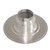Ubbink plakplaat Ø131mm (Ø125mm) - aluminium - 0146233