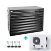 Evolar Evo-cover omkasting set Medium - zwart - 80x110 cm - aluminium - EVO-COVER-MB foto