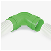 Duco DucoFlex bocht 90° - Ø90mm - 0000-7067 foto