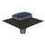 Ubbink ontluchtingspan zwart RVT 200 - 0172068
