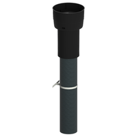 Burgerhout EasyAir Ø160mm dakdoorvoer WTW - EPS geïsoleerd zwart - 400480632