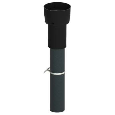 Burgerhout EasyAir Ø160mm dakdoorvoer WTW - EPS geïsoleerd zwart - 400480632