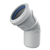 Wavin AS+ bocht 45º - Ø50mm - mof/spie - 3461105004