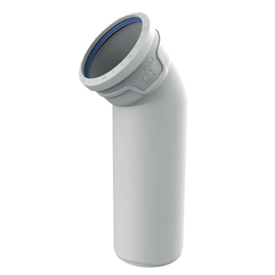 wavin as-verlengde bocht-45graden-110mm-3461311004