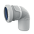 Wavin AS+ bocht 87º - Ø50mm - mof/spie - 3461105009