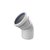 Wavin AS+ bocht 45º - Ø75mm - mof/spie - 3461107004