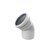 Wavin AS+ bocht 45º - 90mm - mof/spie - 3461109004