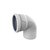 Wavin AS+ bocht 87º - 90mm - mof/spie - 3461109009