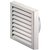 Zehnder gevelrooster Ø160mm - 280x280mm RVS - 990430584