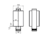 Ubbink Aerfoam Ø180mm koppelstuk - 0188285 foto